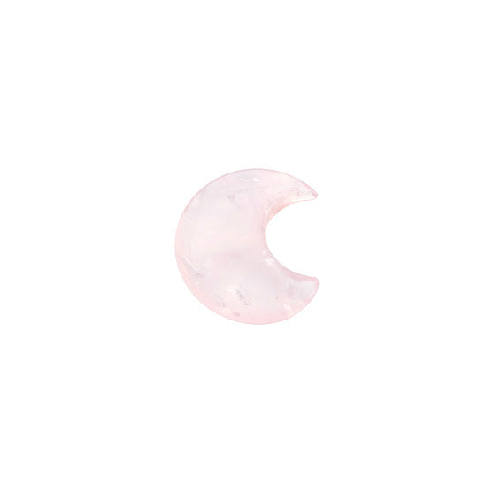 Rose Quartz Crystal Moon