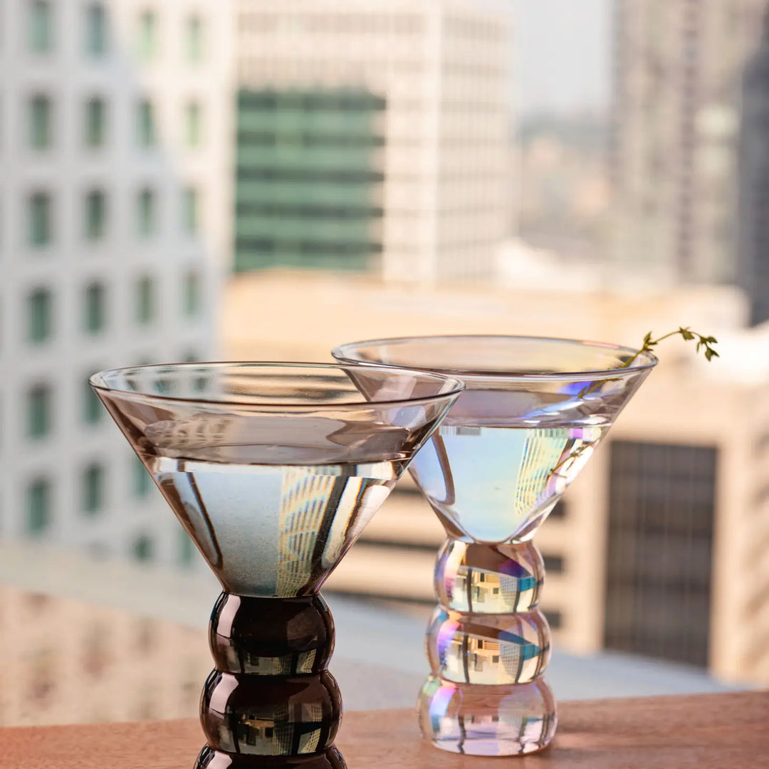 Lexi Bubble Stem Martini Glass