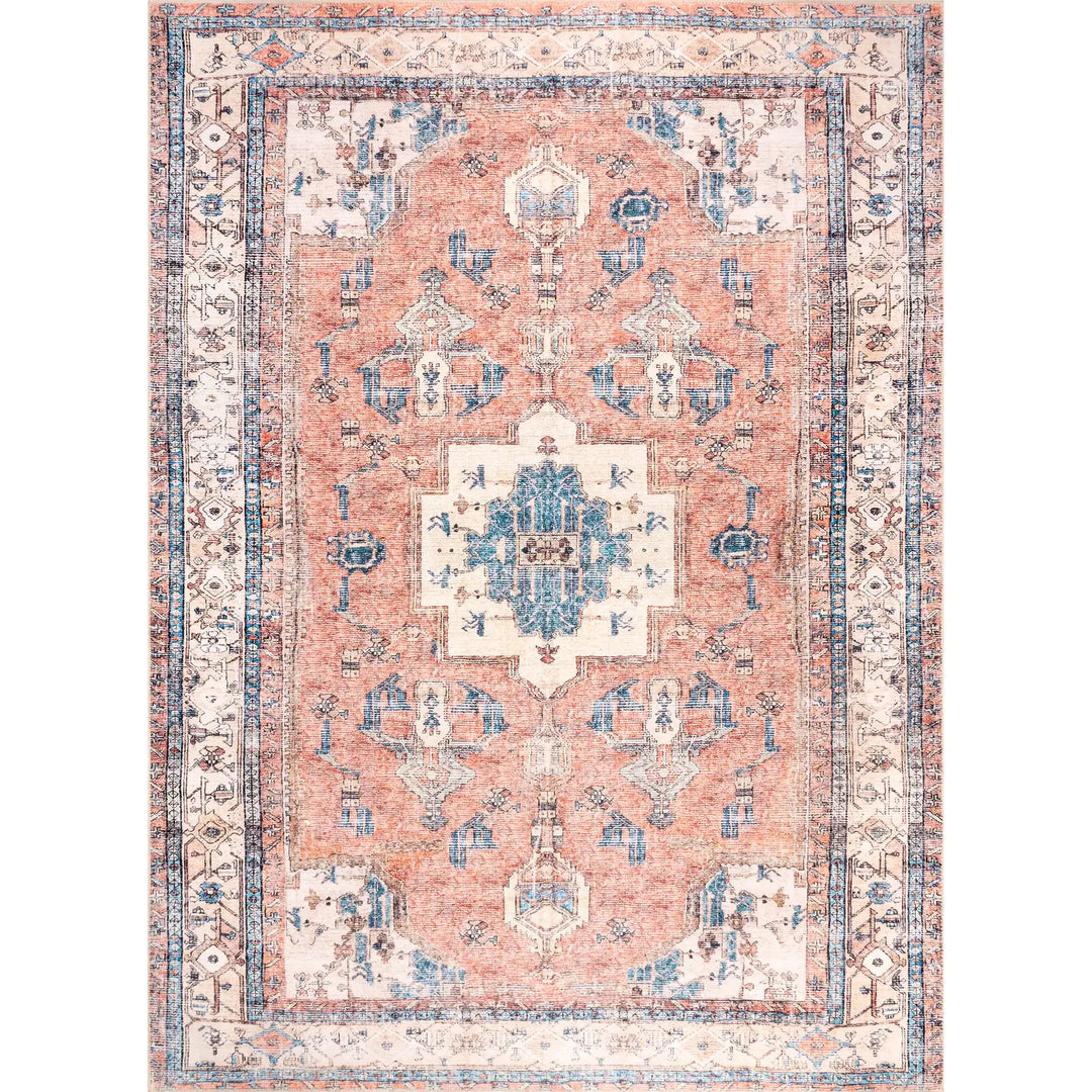 Eleanor Distressed Medallion Area Rug