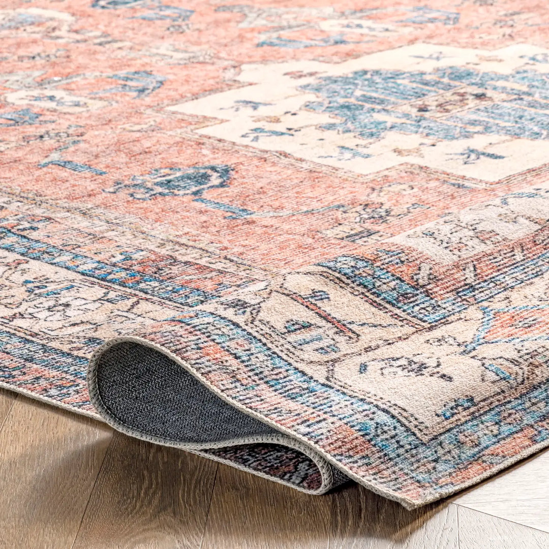 Eleanor Distressed Medallion Area Rug