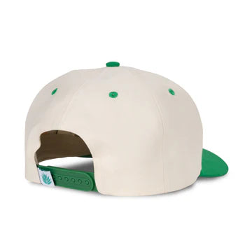Cowboy Country Club Hat: Cream and Green
