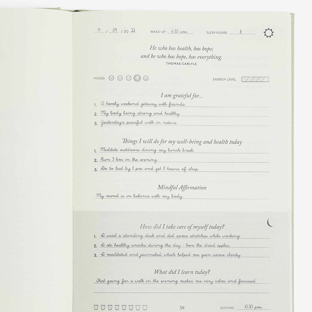 The Five Minute Journal Fit Edition