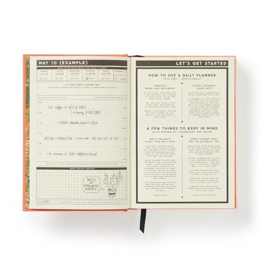 Part-Time Adult Undated Daily Planner