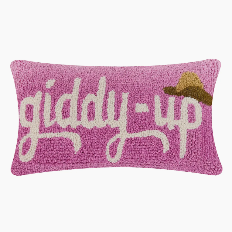 Giddy Up Hat Hook Pillow