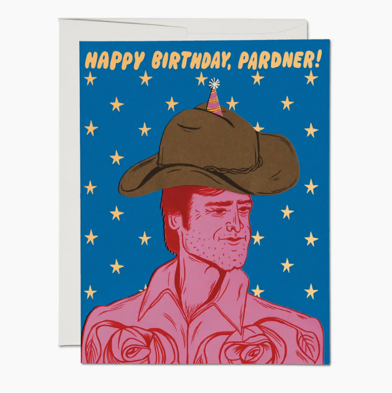 Birthday Pardner Birthday Greeting Card