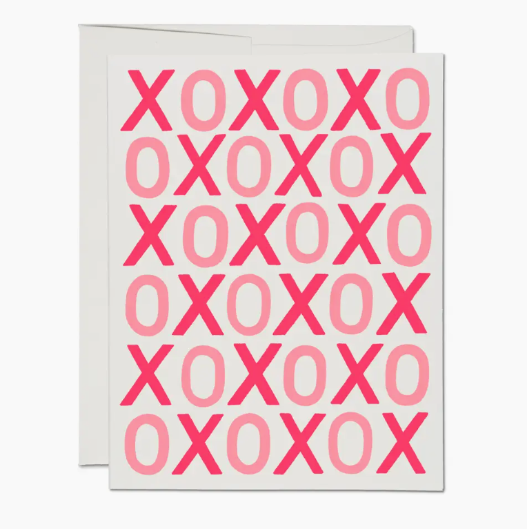 Kisses and Hugs Valentine's Day Greeting Card