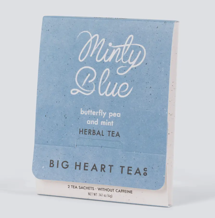 Minty Blue Tea For Two – Pink Moon