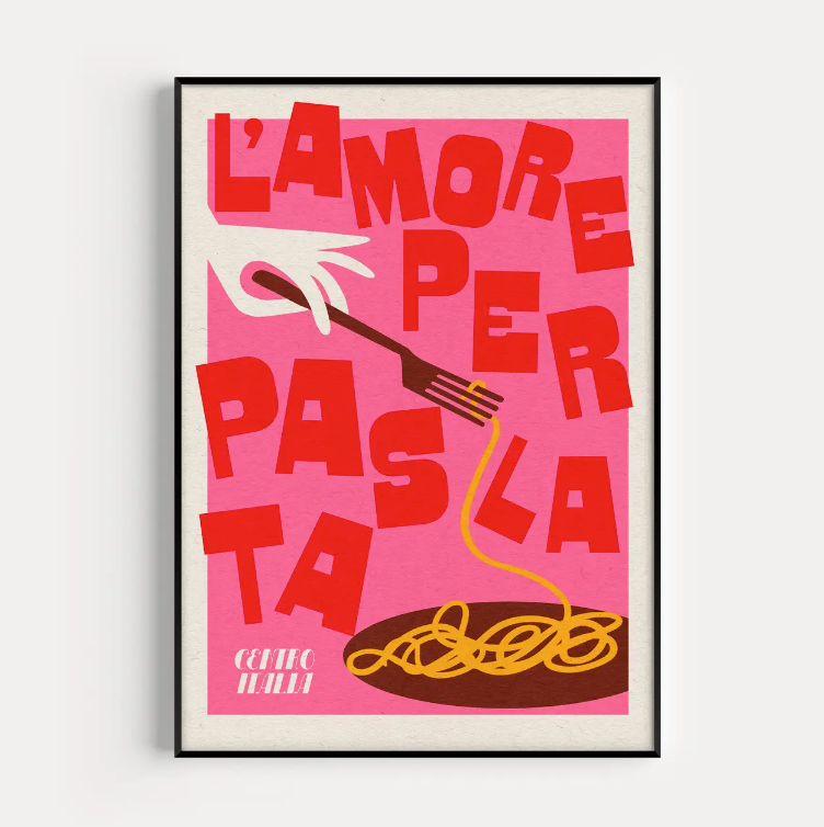 Pasta Love Print