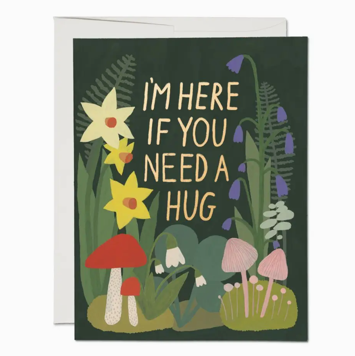 Garden Hugs Sympathy Greeting Card