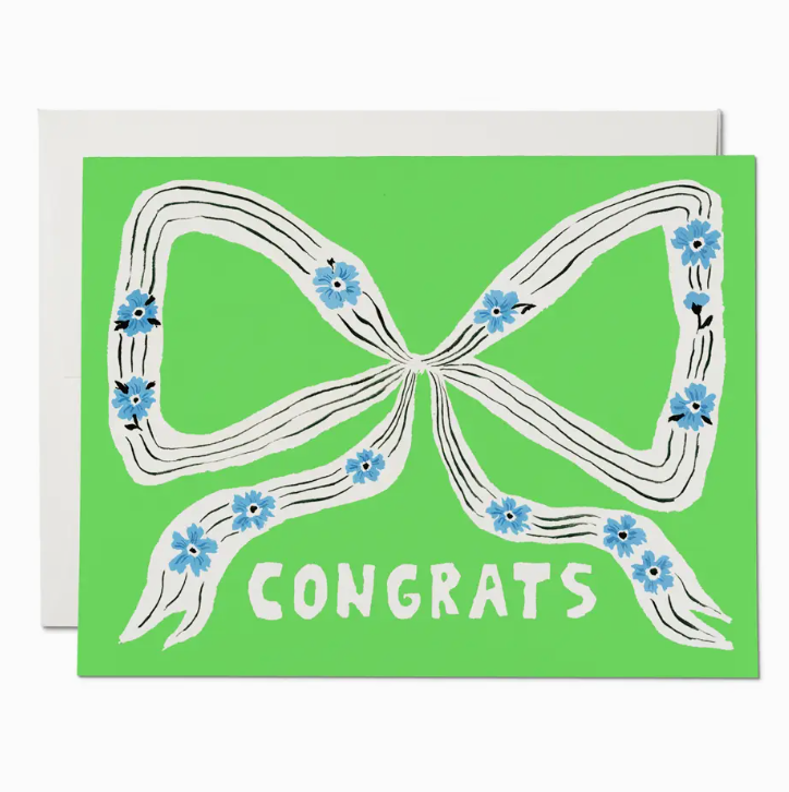 Perfect Bow Congrats Greeting Card