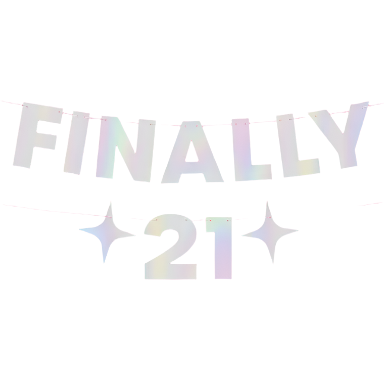 21st Birthday Banner