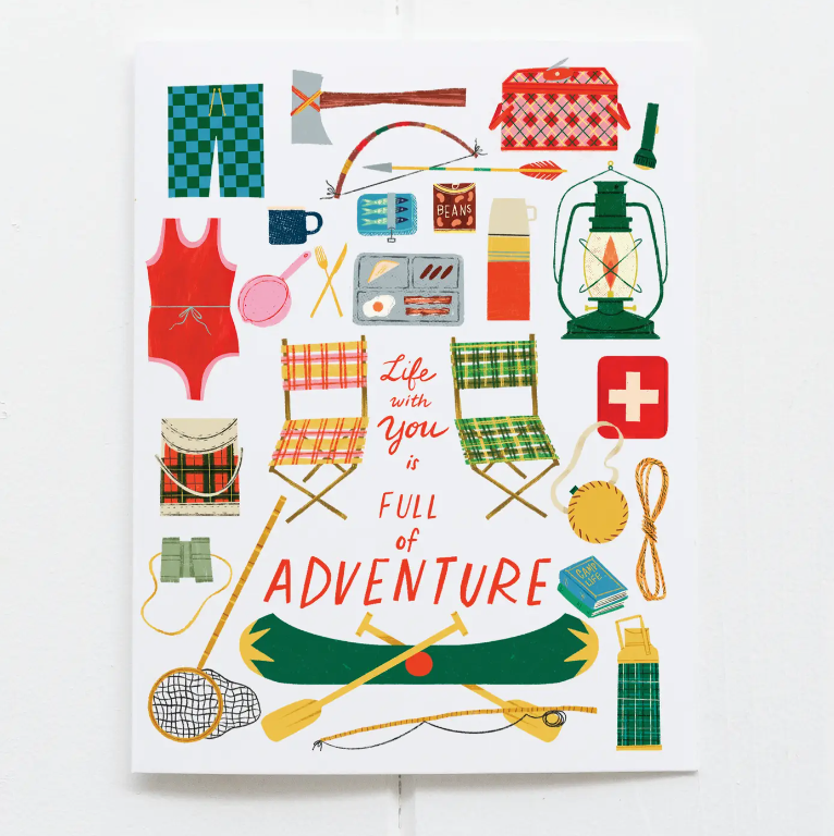 Life with You Is Full of  Adventure Card
