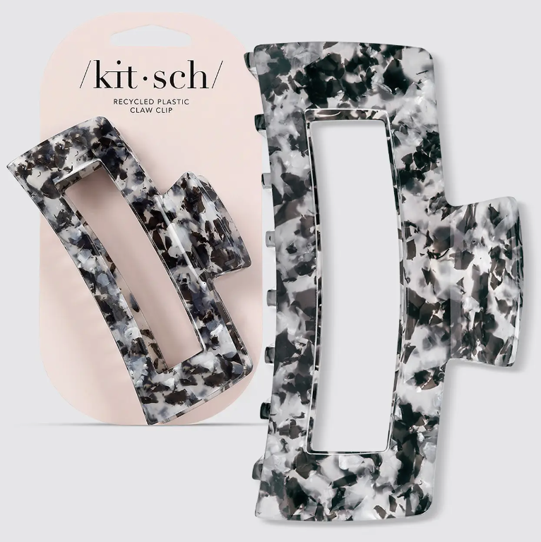 Eco-Friendly Jumbo Open Shape Claw Clip - Black