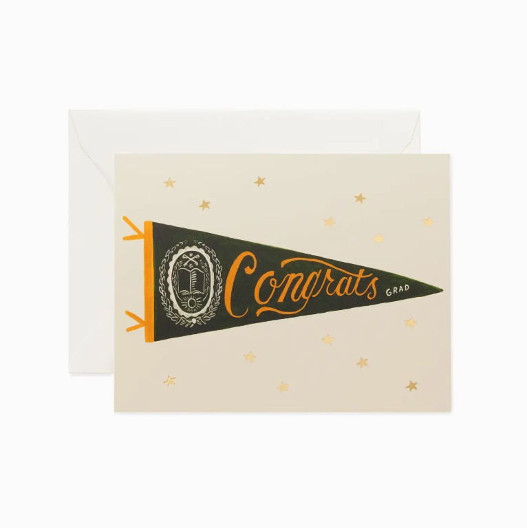 Congrats Pennant Card