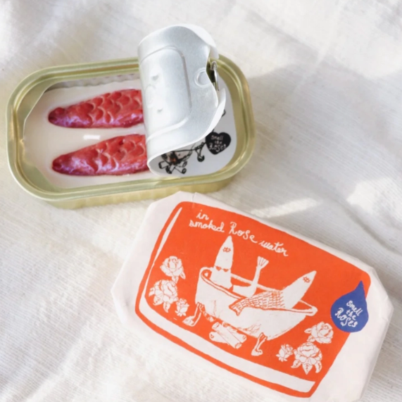 Tinned Fish Candle - Smoked Rose Water