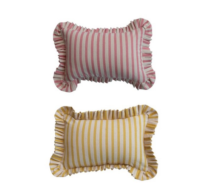 Striped Cotton Pillow