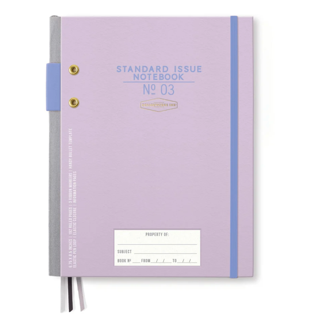 Standard Issue Planner Notebook No. 03 - Lavender + Periwinkle