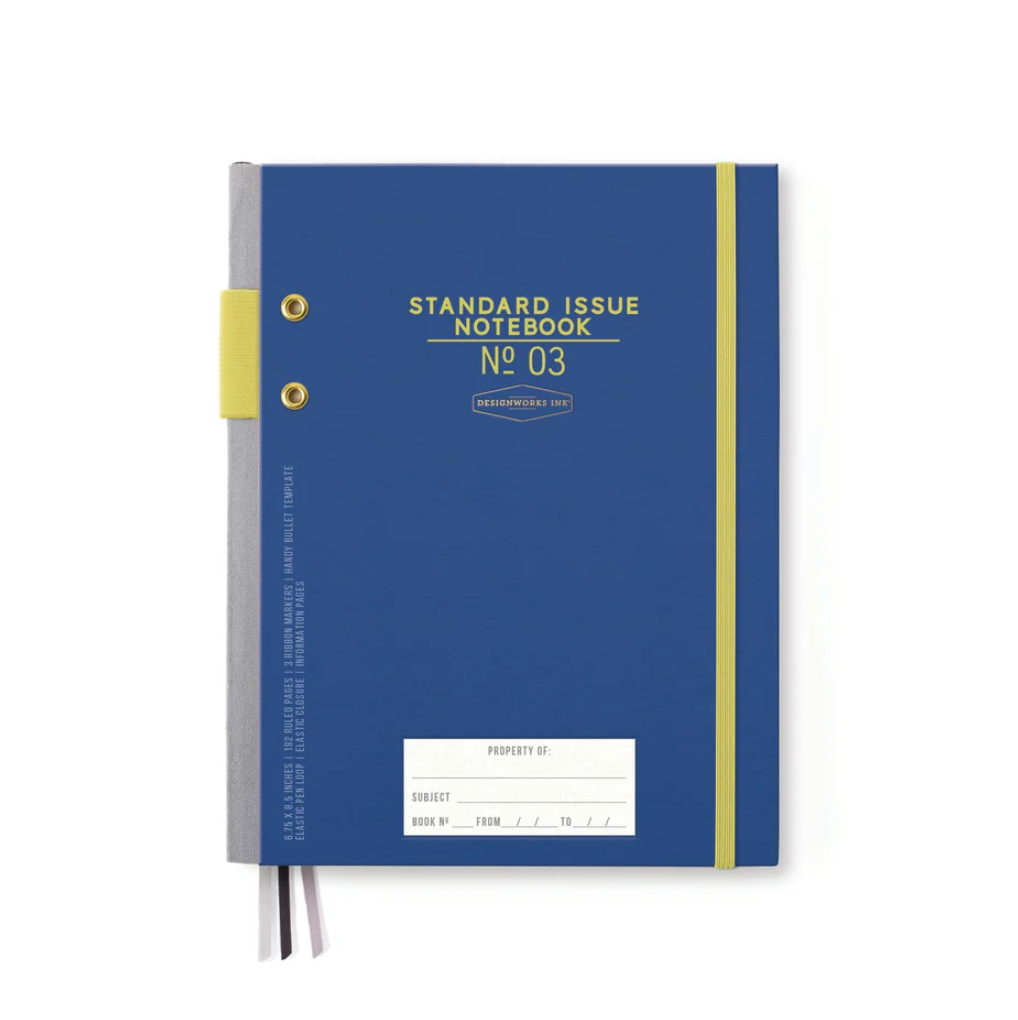 Standard Issue Planner Notebook No. 03 - Cobalt + Citron