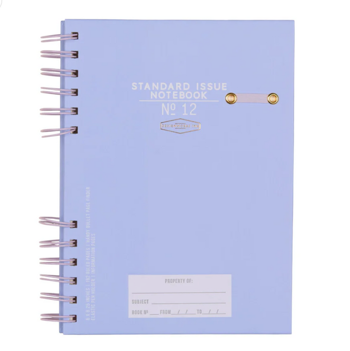 Standard Issue Planner Notebook No. 12 - Lavender + Periwinkle