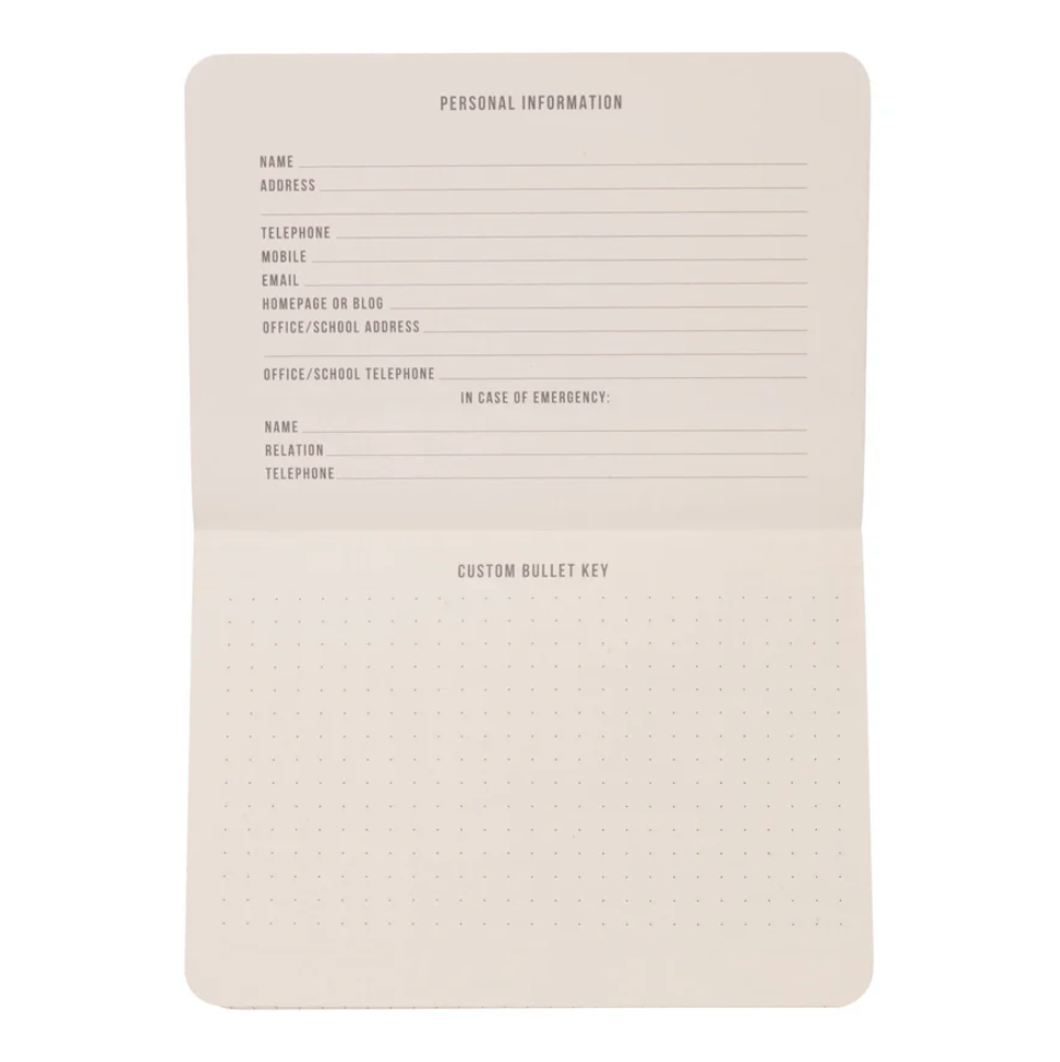 Standard Issue Pocket Journal - Cobalt + Citron