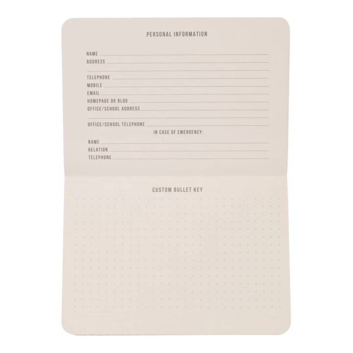 Standard Issue Pocket Journal - Cobalt + Citron