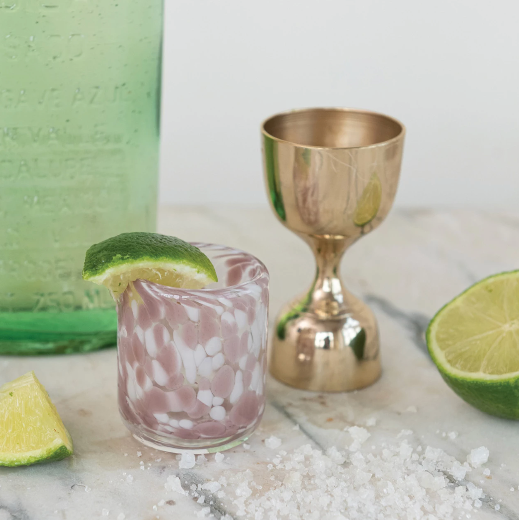 Brass Double Sided Cocktail Jigger 1 oz./2 oz.