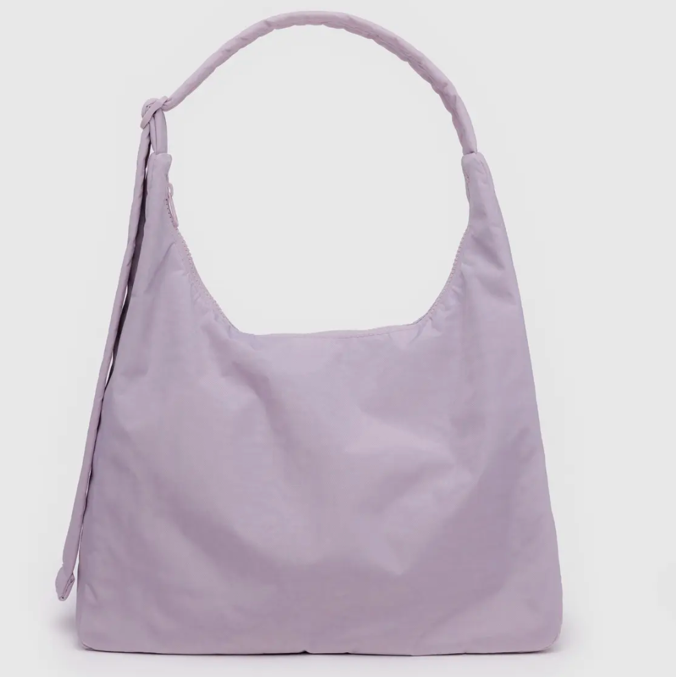 Nylon Shoulder Bag - Dusty Pink