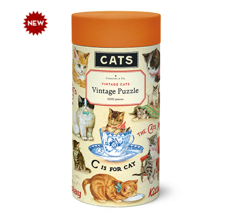 Vintage Cats 1,000 Piece Puzzle