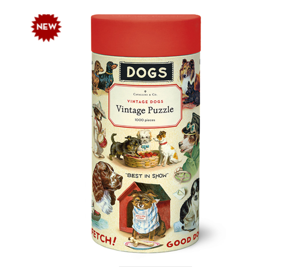 Vintage Dogs 1,000 Piece Puzzle