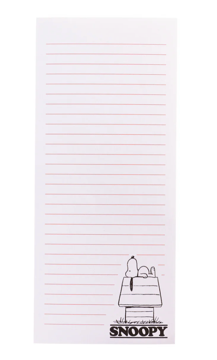 Peanuts House List Pad