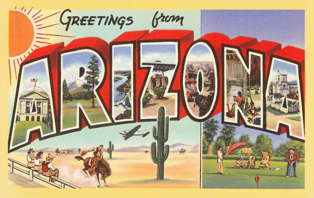 Magnet AZ-203 Greetings from Arizona