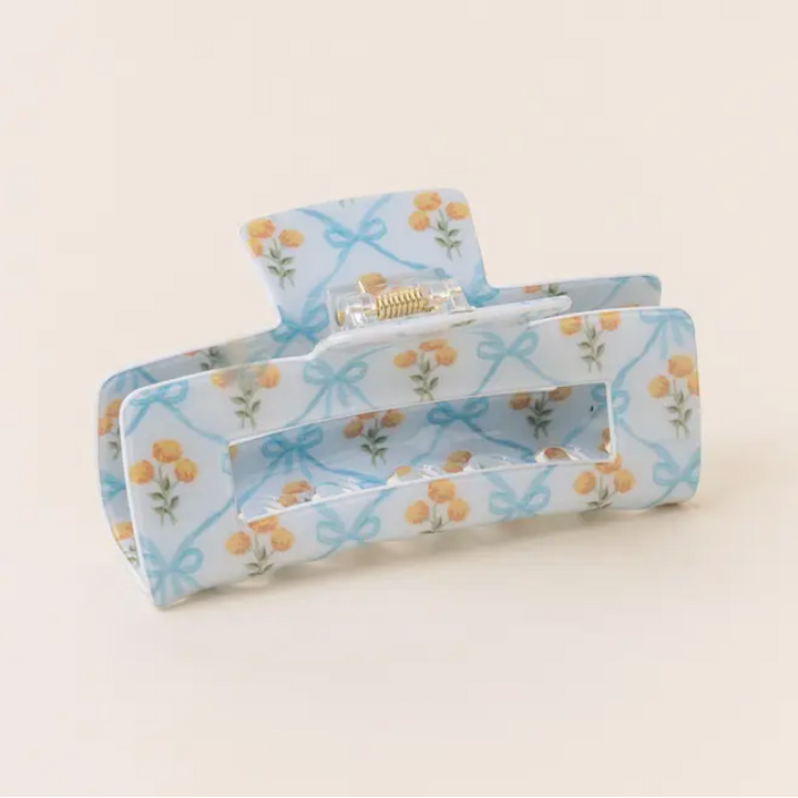 Floral Claw Clip