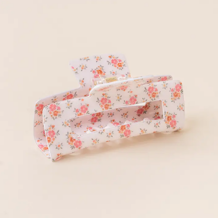 Floral Claw Clip