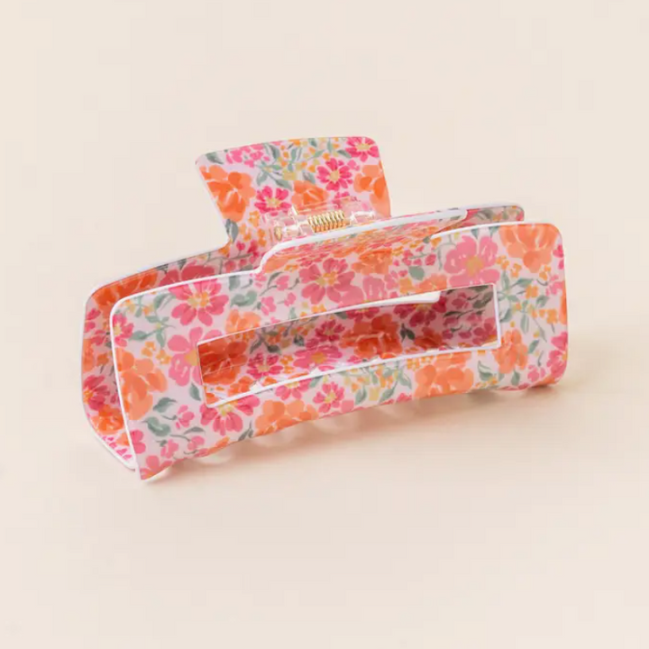 Floral Claw Clip