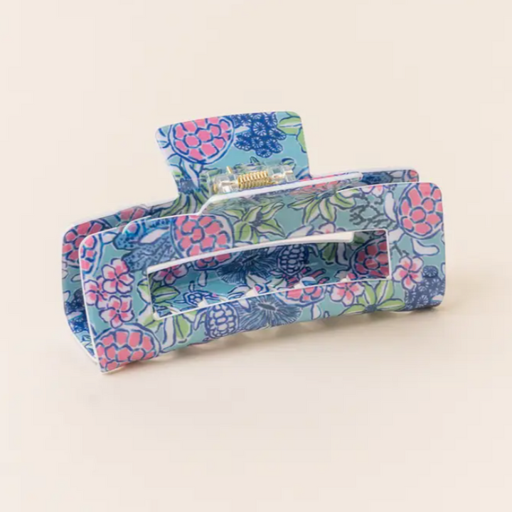 Floral Claw Clip