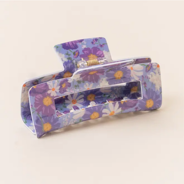 Floral Claw Clip