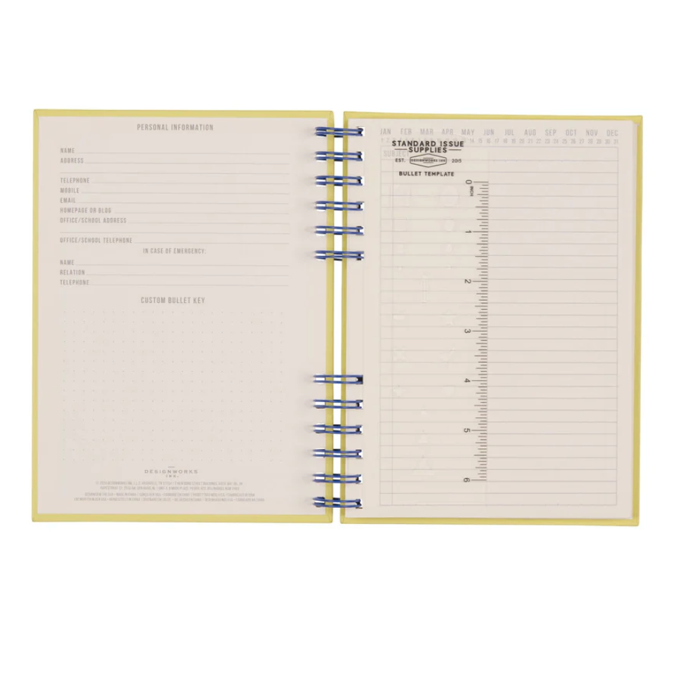 Standard Issue Planner Notebook No. 12 - Cobalt + Citron