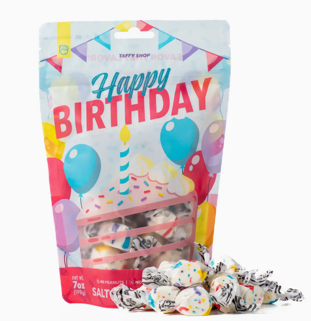 Happy Birthday Taffy Bag