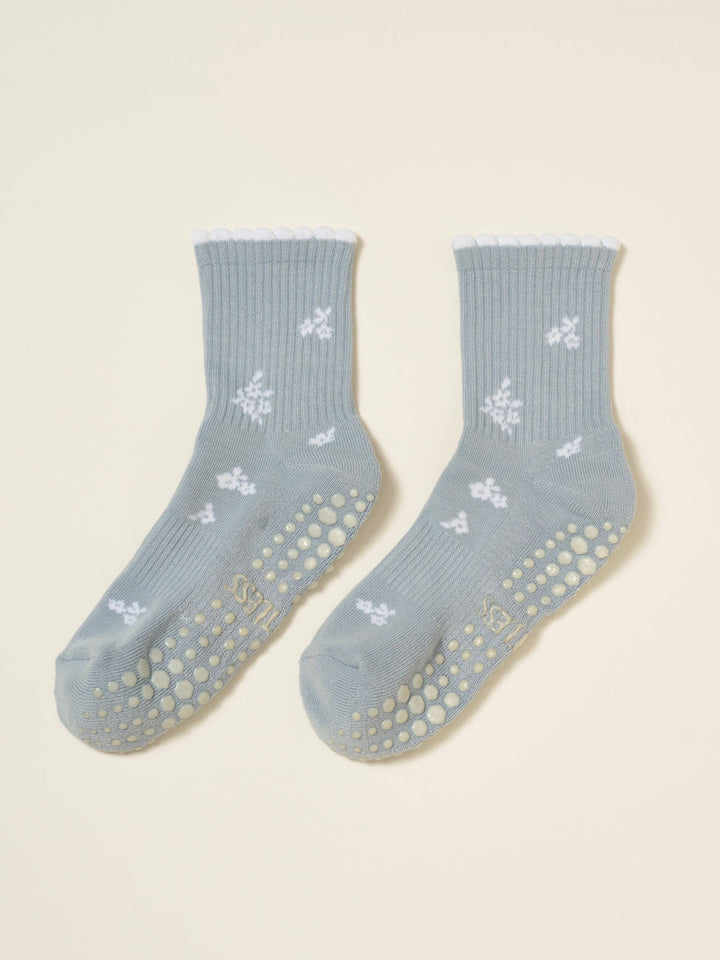 ❄️ Snowflake Petal Grip Sock