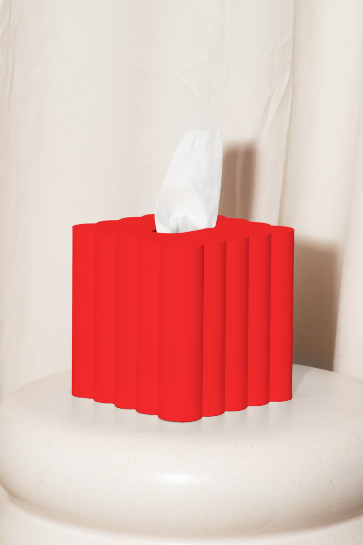 Light Pink Cloud Tissue Box Cover
