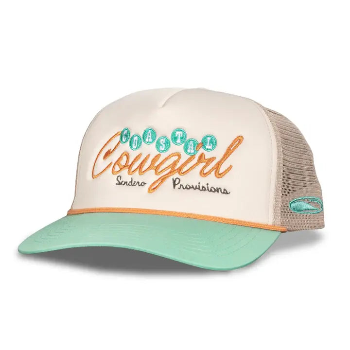 Coastal Cowgirl Hat: Cream/Brown
