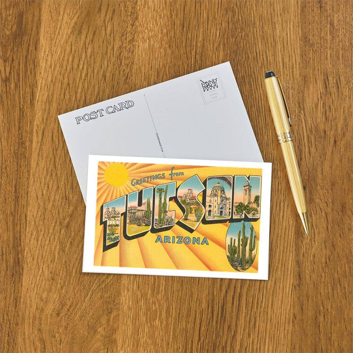 Postcard AZ-370 Greetings from Tucson