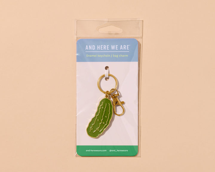 Pickle Enamel Keychain & Bag Charm
