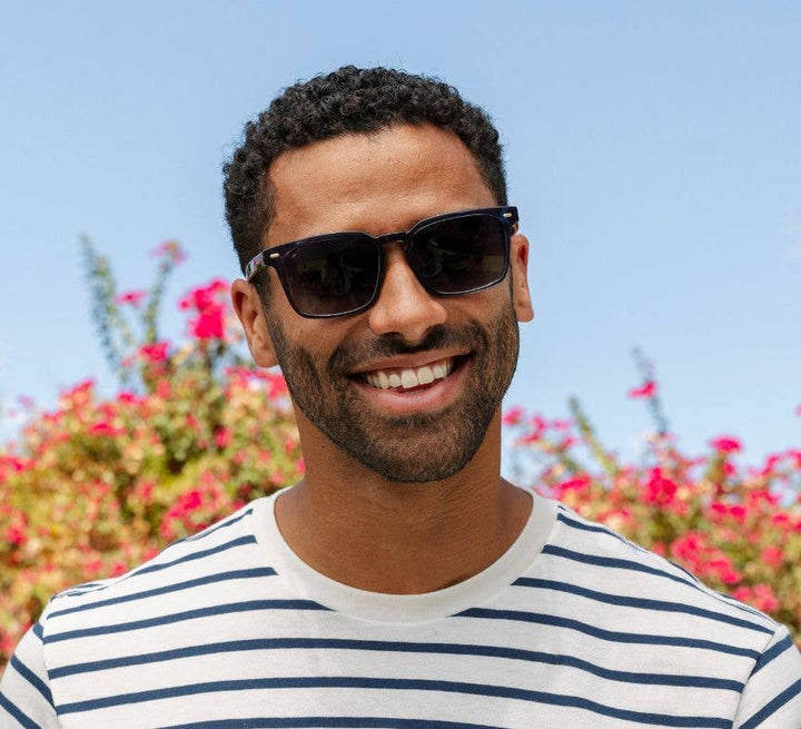 Shasta Sunglasses: Blue / No Correction / None