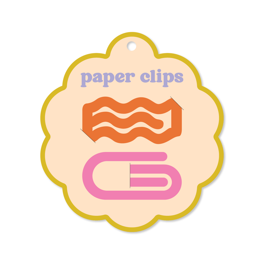 Paper Clips / Bookmarks: Green & Purple