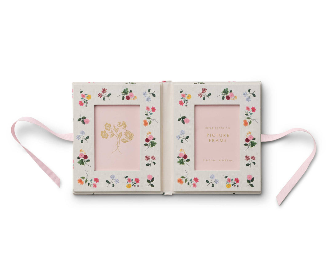 Ditsy Dahlia Folio Paper Wrapped Picture Frame