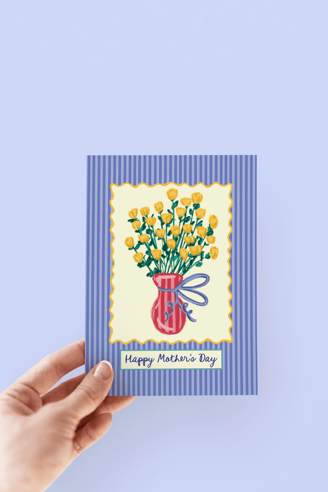 Mother's Day Bundle of Yellow Flowers Greeting Card