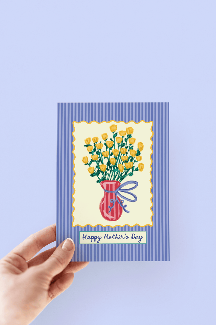 Mother's Day Bundle of Yellow Flowers Greeting Card