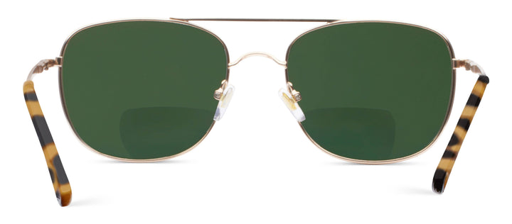 Palermo Sunglasses: Gold / No Correction / None