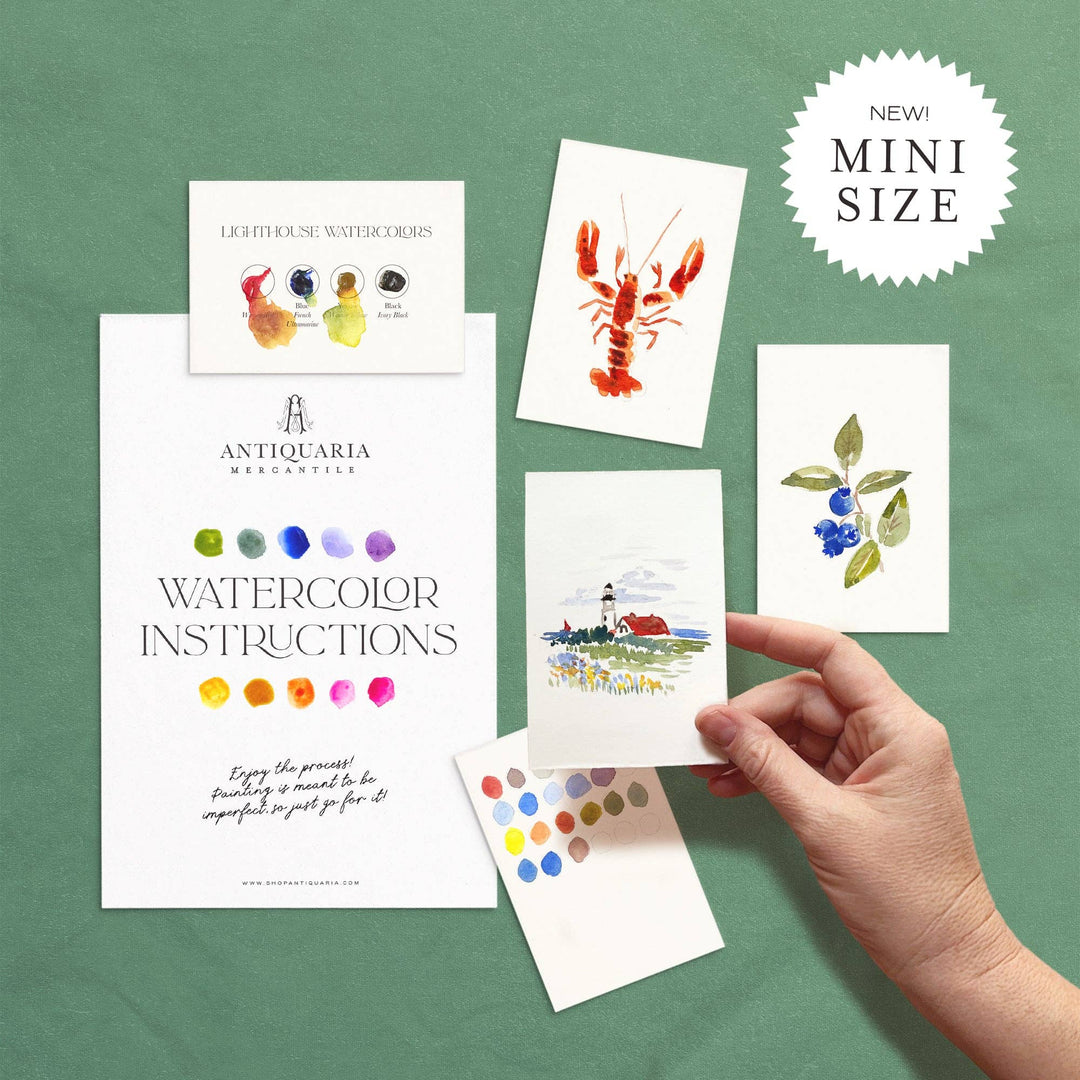 Mini Watercolor Painting Kit: Lighthouse
